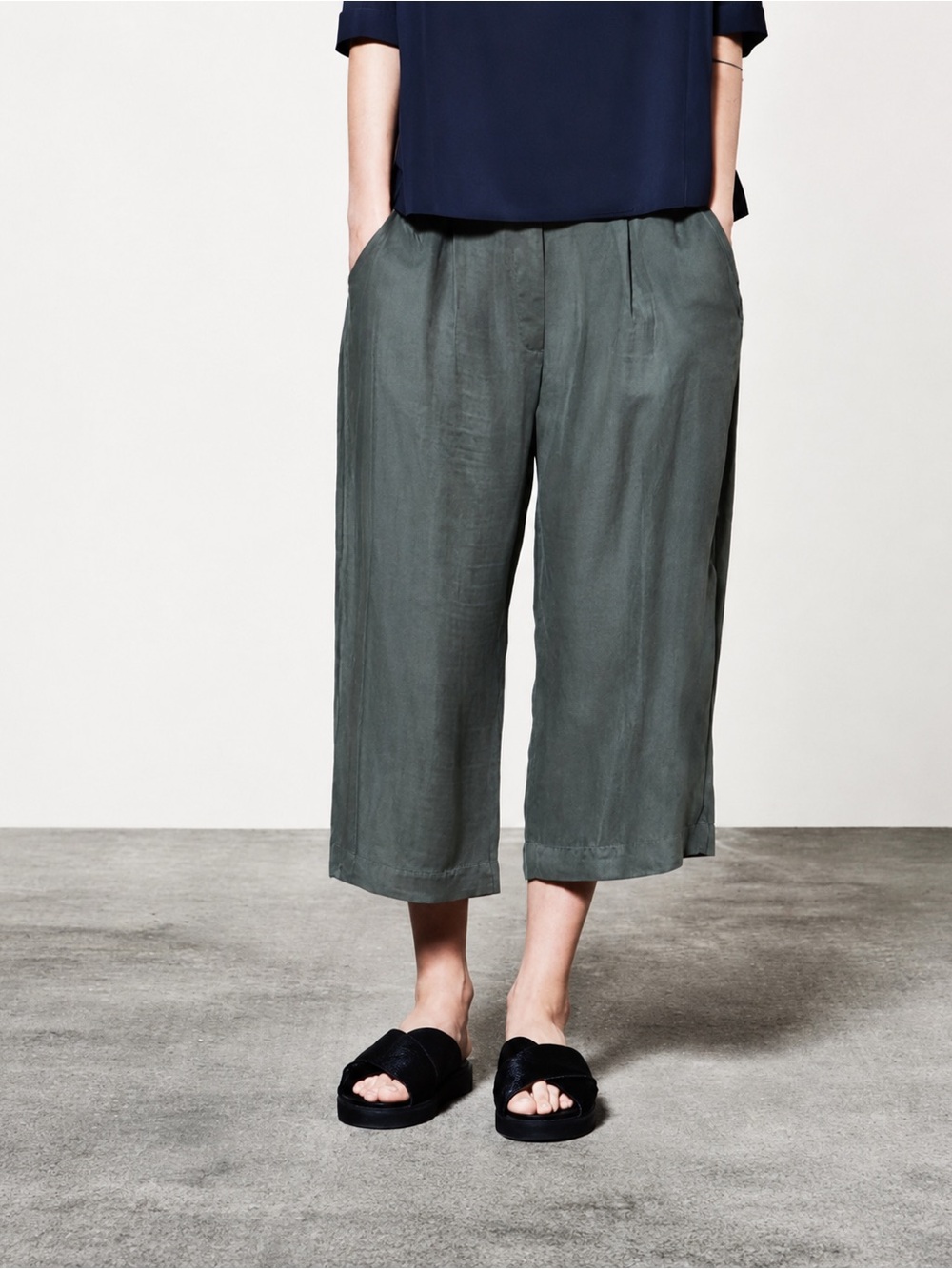 Just Female Wide Leg “Monto Long Short” Pants